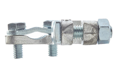 HELLA Battery Terminal Clamp - for positive terminal/Cast Part - Battery Terminal Ø: 1 8KX091451-031