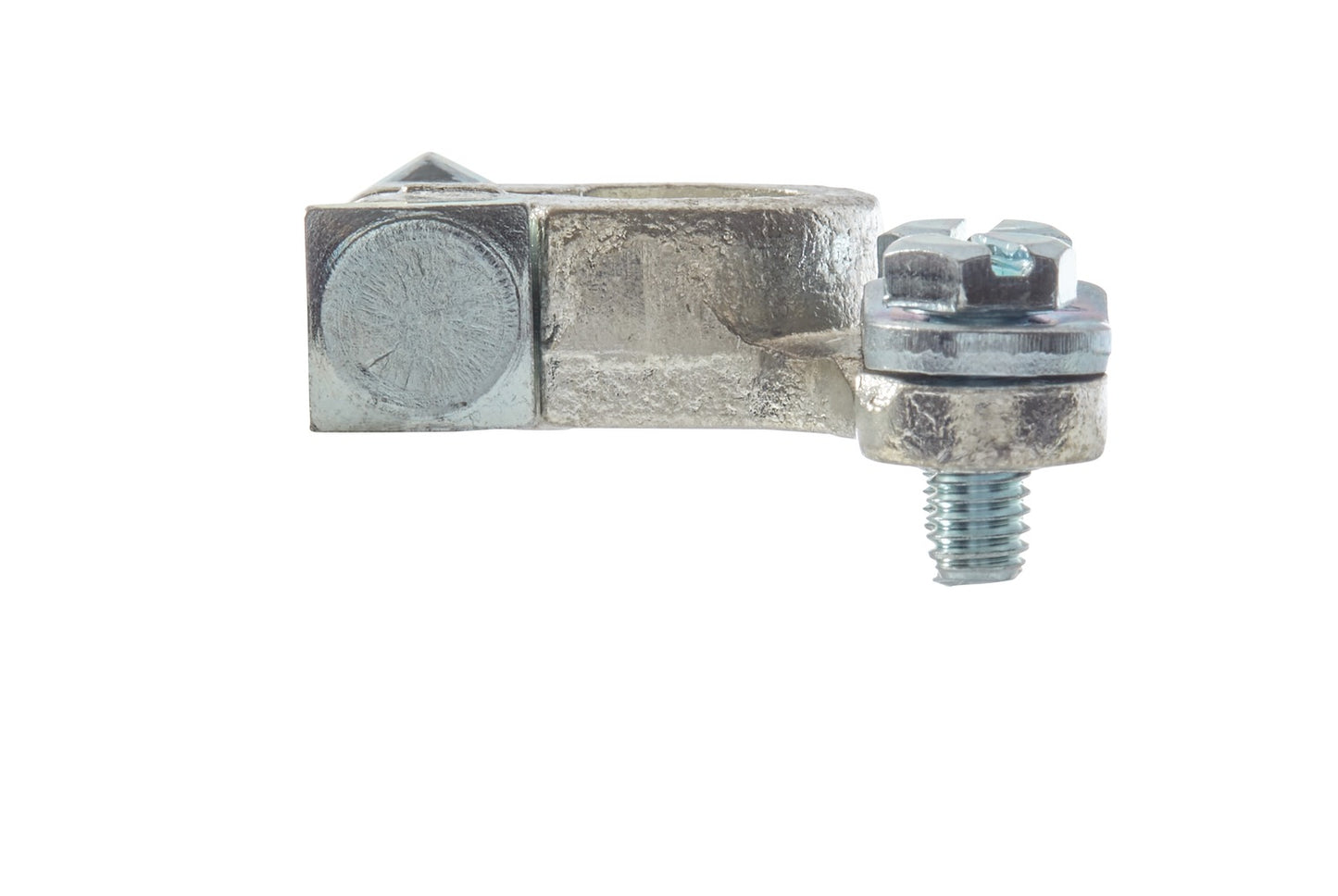 HELLA Battery Terminal Clamp - for positive terminal/Cast Part - Battery Terminal Ø: 1 8KX091452-031