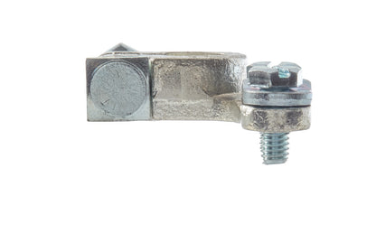 HELLA Battery Terminal Clamp - for positive terminal/Cast Part - Battery Terminal Ø: 1 8KX091452-031