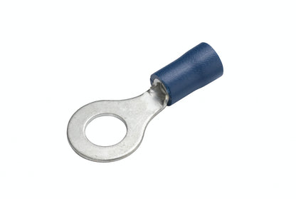 HELLA Cable Connector - blue - 1.5mm² - 2.5mm² - M6 - Length: 26.9mm - Copper - Quanti 8KW044039-812