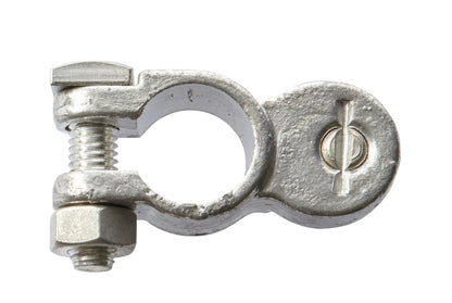 HELLA Battery Terminal Clamp - for positive terminal/Pressed Part - Battery Terminal Ø 8KX747875-001