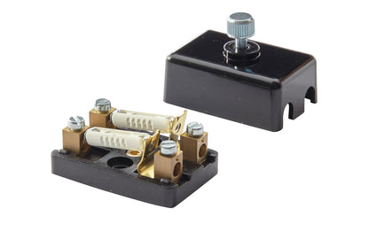HELLA Fuse Box - for torpedo fuse - 2-pin connector - Number of connectors: 4 - black  8JD002289-201