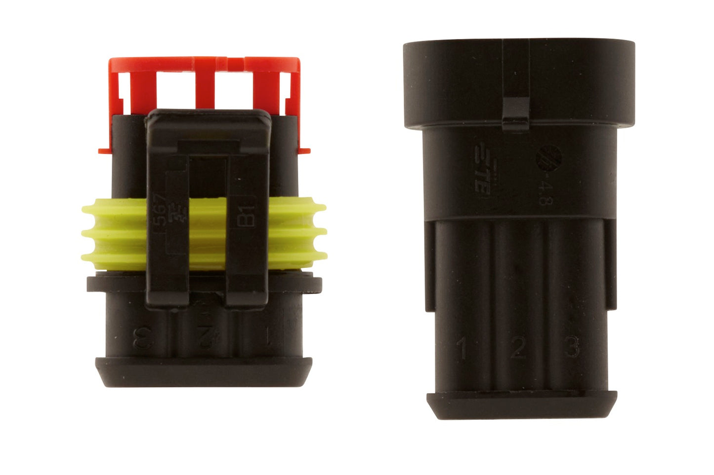 HELLA Cable Connector - 3-pin connector - 0.75mm² - 2.5mm² - Quantity: 1 8KW744807-801