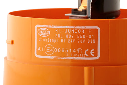 HELLA Halogen-Rotating Beacon - KL Junior - 24V - yellow (amber) 2RL007550-011