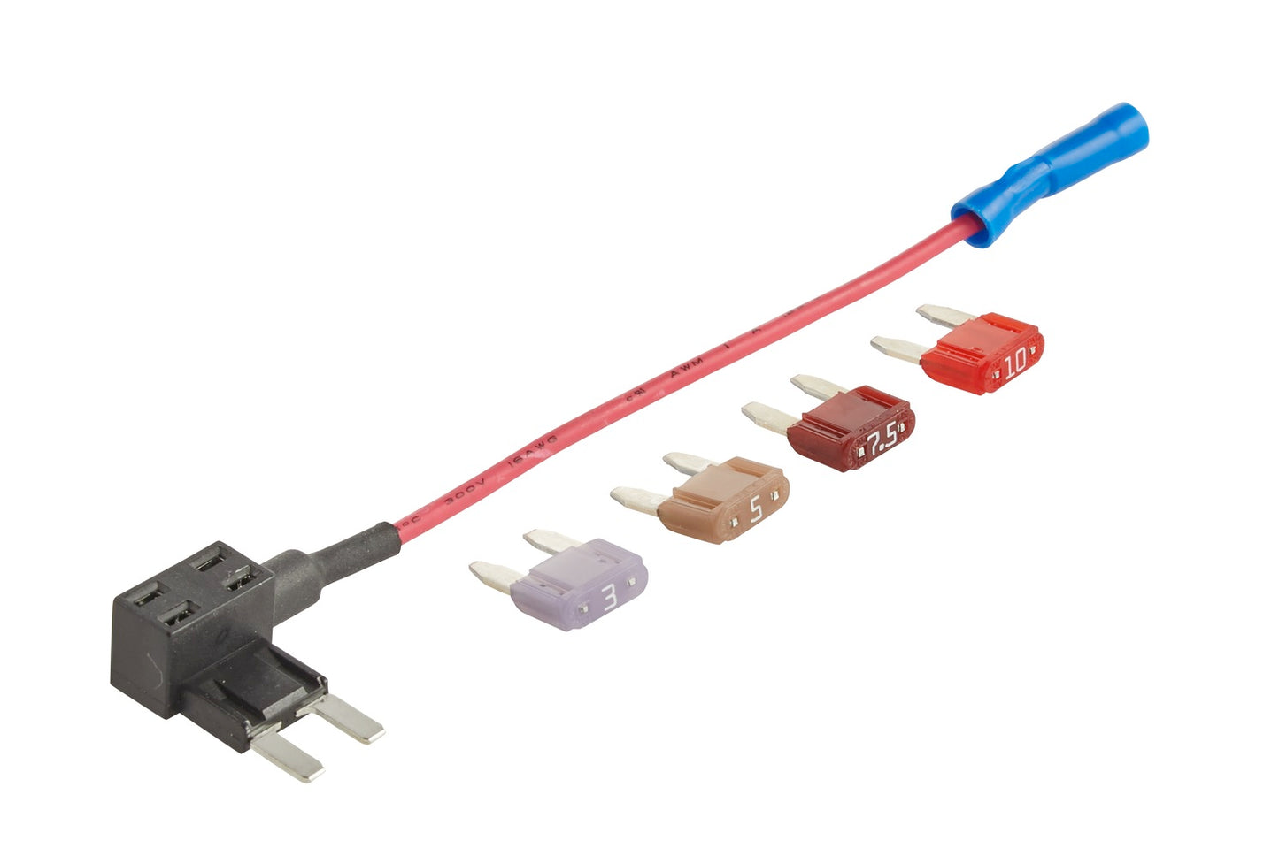 HELLA Fuse Holder - for mini-blade plug-in fuse - red - Quantity: 1 8JD743557-801