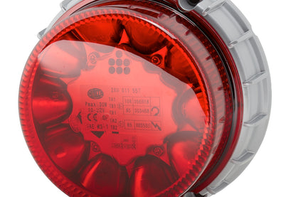 HELLA LED-Strobe-type Beacon - K-LED 2.0 F - 12/24V - Red 2XD011557-121
