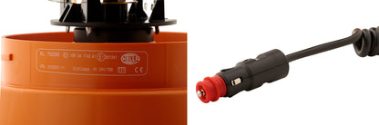 HELLA Halogen-Rotating Beacon - KL 7000 - 24V - yellow (amber) 2RL008062-111