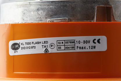 HELLA LED-Strobe-type Beacon - KL 7000 - 12/24V - yellow (amber) 2XD012972-011