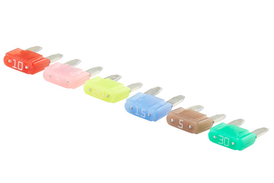 HELLA Fuse Kit - for mini-blade plug-in fuse - Quantity: 24 8JS728596-901
