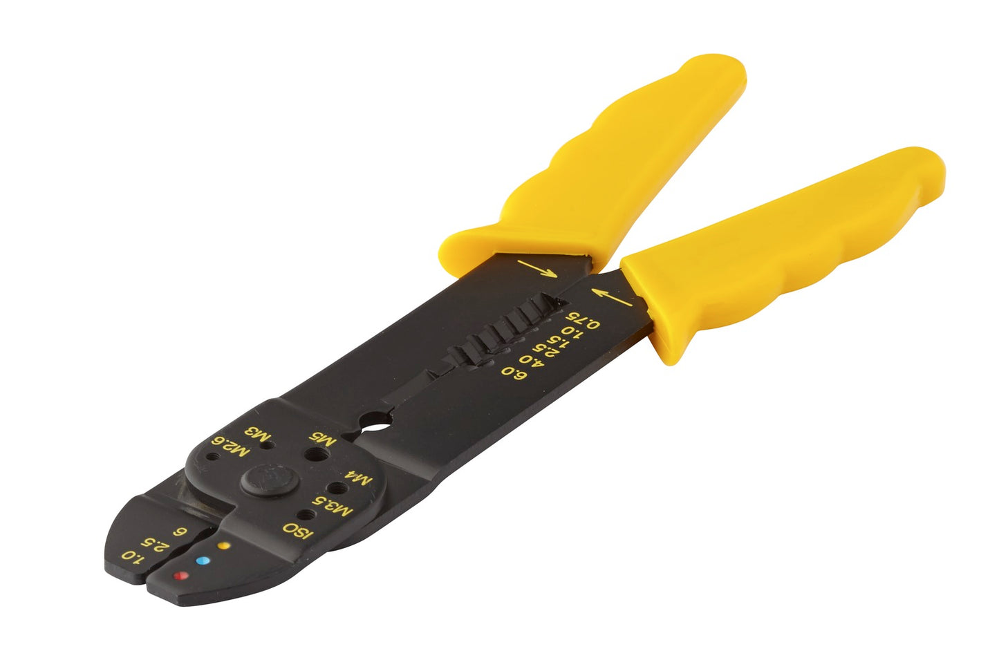 HELLA Squeeze Pliers - Metal - Tool handle material: Plastic - black/yellow 8PE002006-001