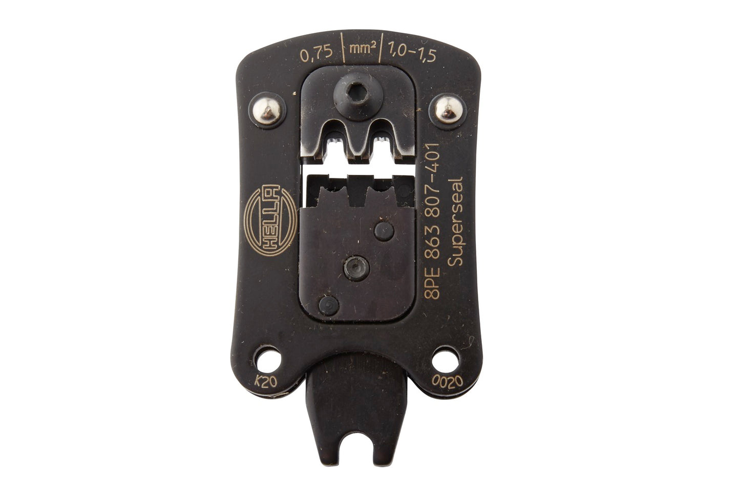 HELLA Crimping Pliers Insert - Metal - Black 8PE863807-401