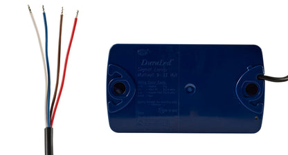 HELLA LED-Strobe-type Beacon - Multi F Duraled - 12/24V - Blue 2XD965429-001