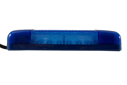 HELLA LED-Strobe-type Beacon - Multi F Duraled - 12/24V - Blue 2XD965429-001