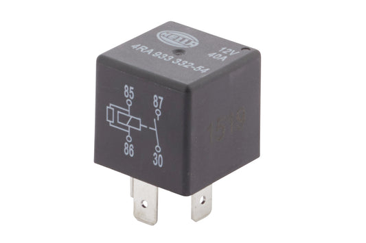 HELLA Relay, main current - 12V - 4-pin connector - S2 - B 4RA933332-541