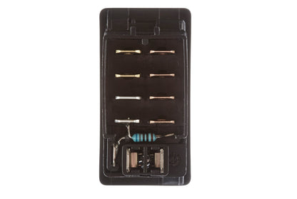 HELLA Hazard Warning Light Switch - 24V - Number of connectors: 9 6HH004570-481
