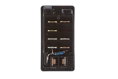 HELLA Hazard Warning Light Switch - 12V - Number of connectors: 8 6HH004570-491