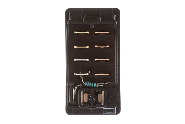HELLA Hazard Warning Light Switch - S27 - 24V - Number of connectors: 9 6HH007832-301