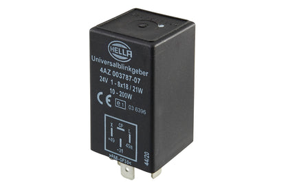 HELLA Flasher Unit - 24V - 4-pin connector 4AZ003787-071