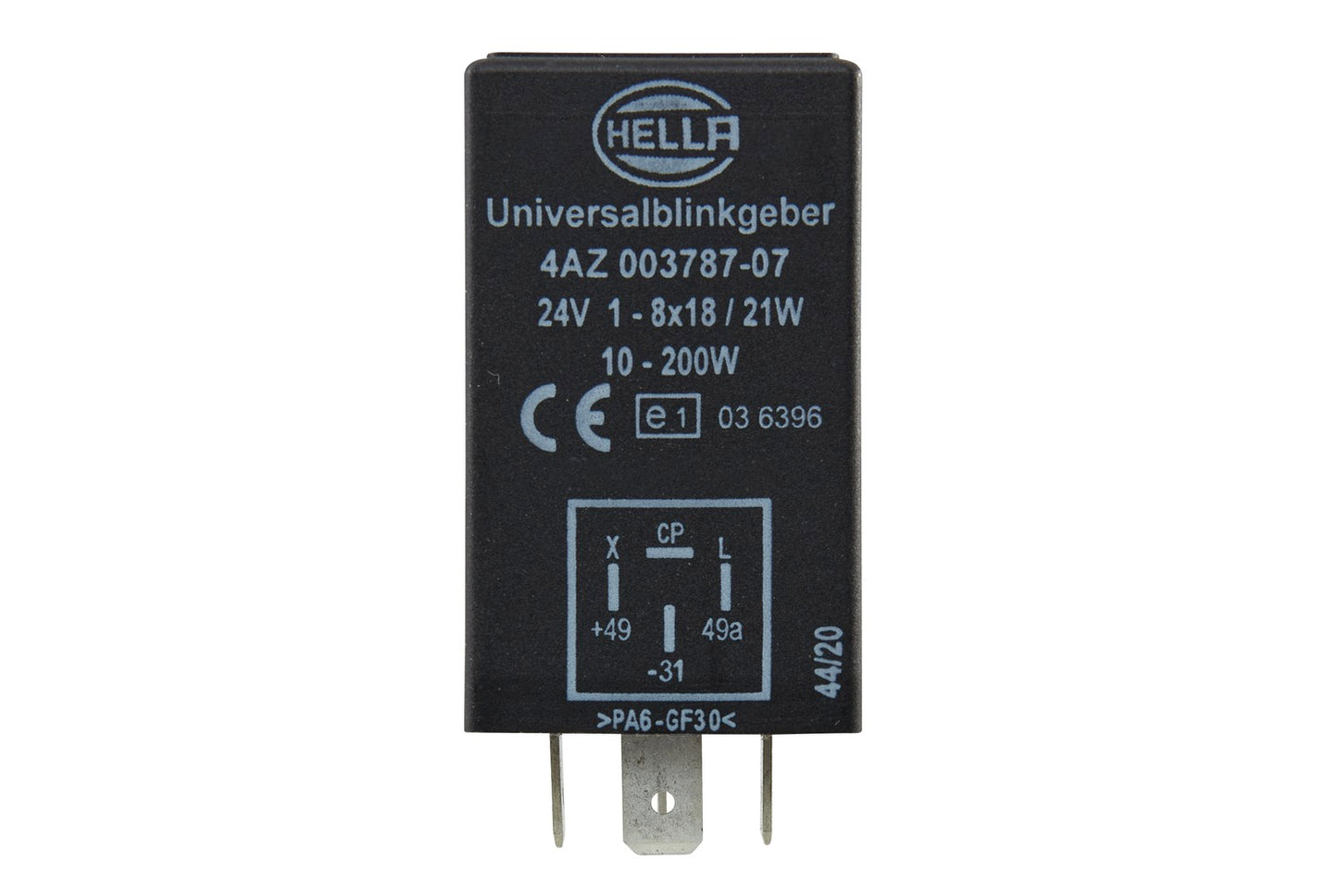 HELLA Flasher Unit - 24V - 4-pin connector 4AZ003787-071