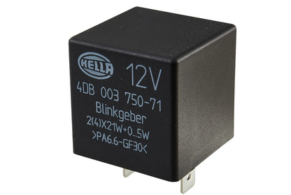 HELLA Flasher Unit - 12V - 3-pin connector 4DB003750-711
