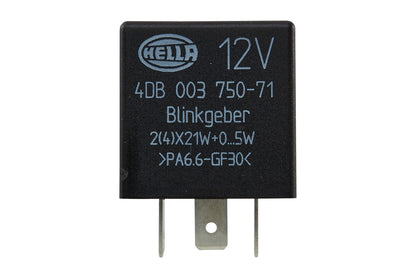 HELLA Flasher Unit - 12V - 3-pin connector 4DB003750-711