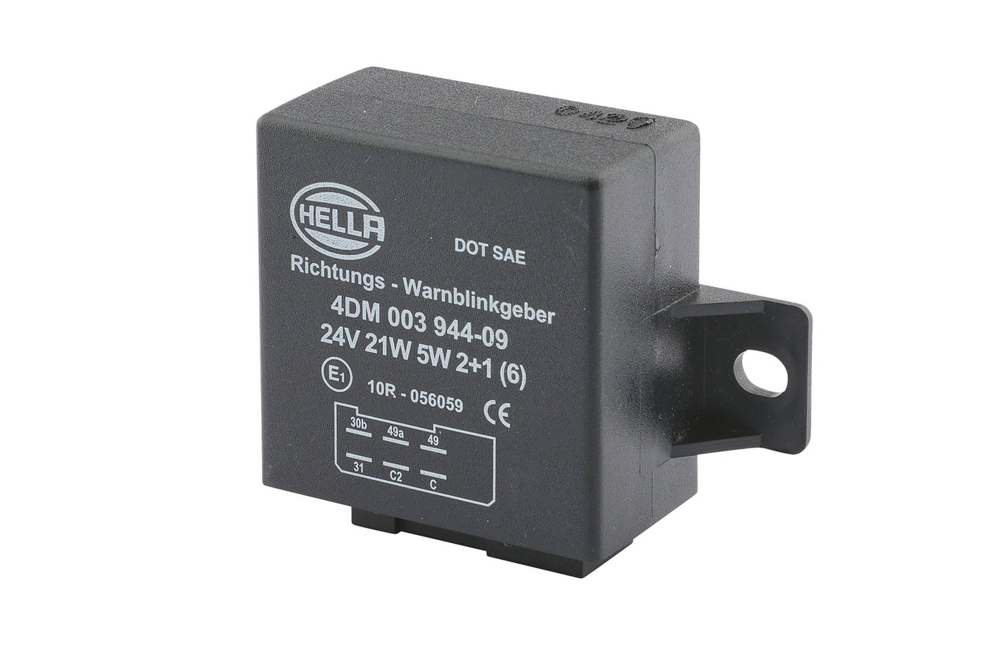 HELLA Flasher Unit - 24V - 6-pin connector 4DM003944-091