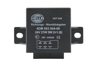 HELLA Flasher Unit - 24V - 6-pin connector 4DM003944-091