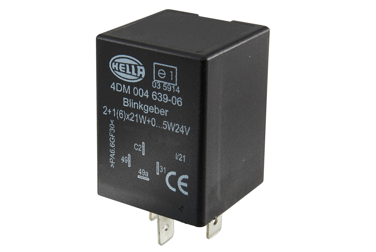 HELLA Flasher Unit - 24V - 4-pin connector 4DM004639-061