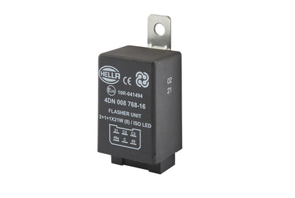 HELLA Flasher Unit - 12V - 6-pin connector 4DN008768-167