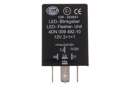 HELLA Flasher Unit - 12V - 5-pin connector 4DN009492-101