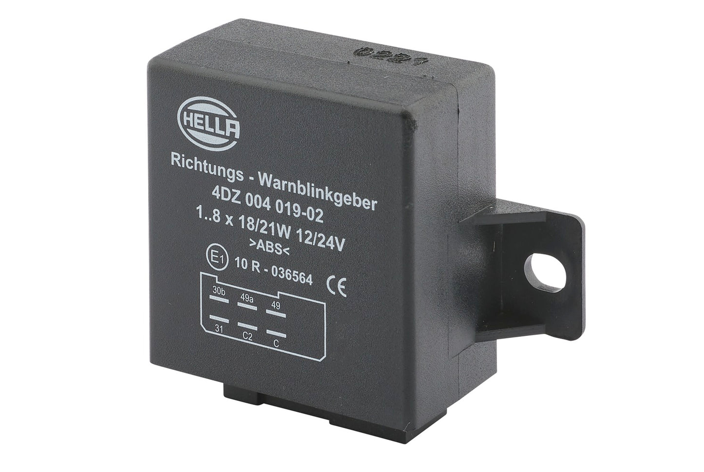 HELLA Flasher Unit - 12/24V - 6-pin connector 4DZ004019-021