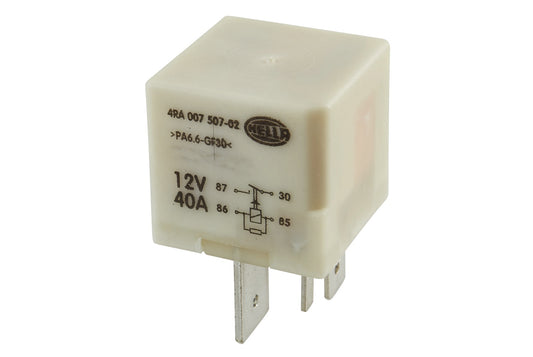 HELLA Relay for glow plug system - 12V - 5-pin connector 4RA007507-021