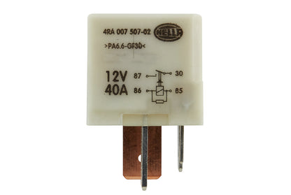 HELLA Relay for glow plug system - 12V - 5-pin connector 4RA007507-021