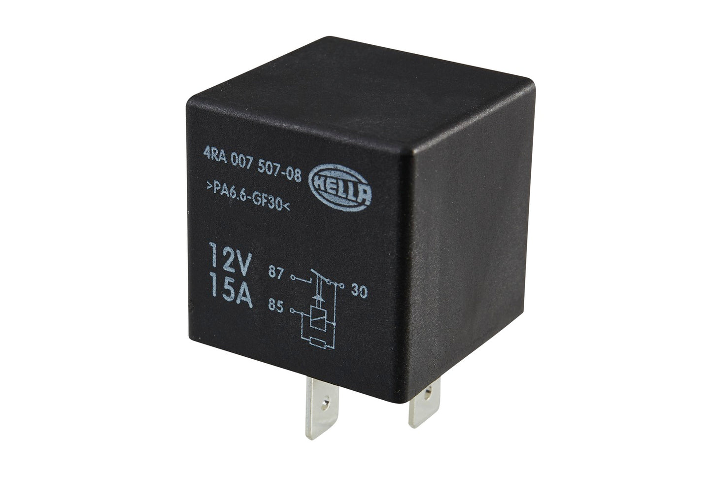 HELLA Relay, main current - 12V - 4-pin connector - X - X 4RA007507-081