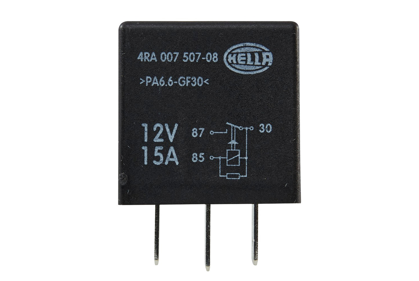 HELLA Relay, main current - 12V - 4-pin connector - X - X 4RA007507-081