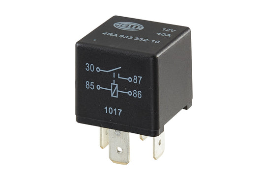 HELLA Relay, main current - 12V - 4-pin connector 4RA933332-101