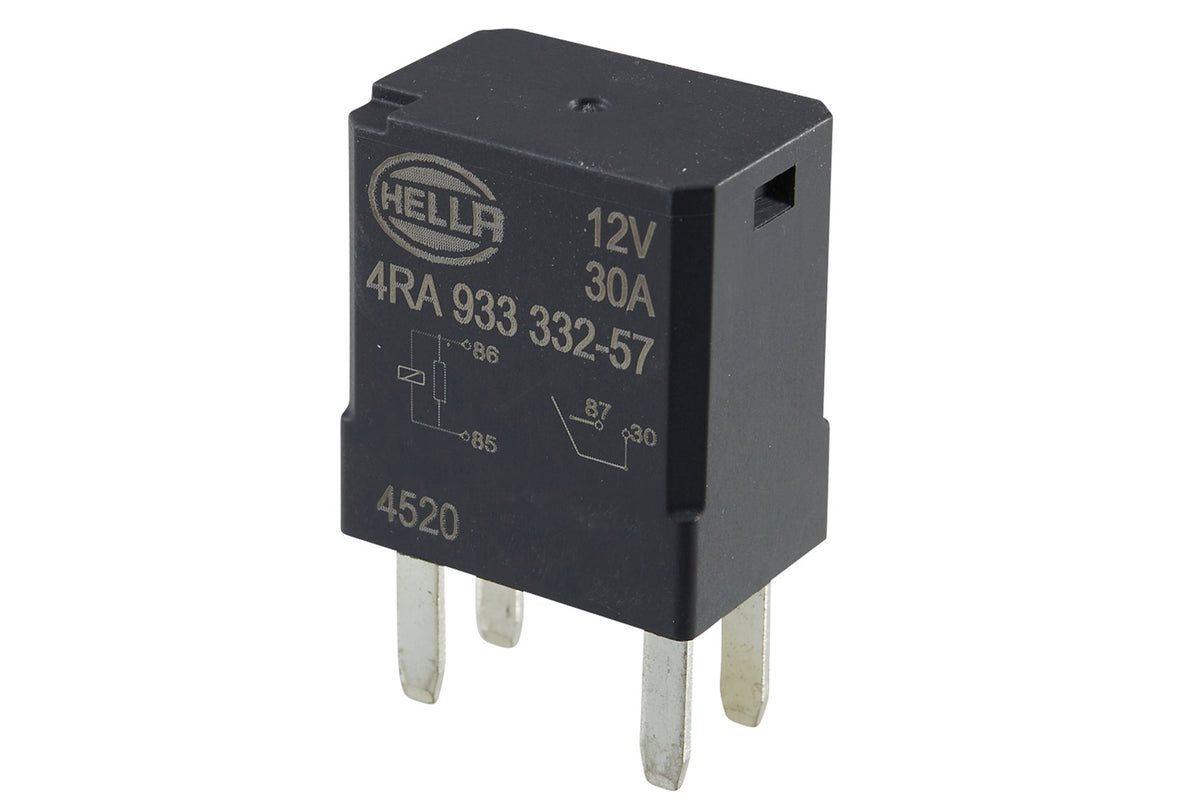 HELLA Relay, main current - 12V - 4-pin connector 4RA933332-571