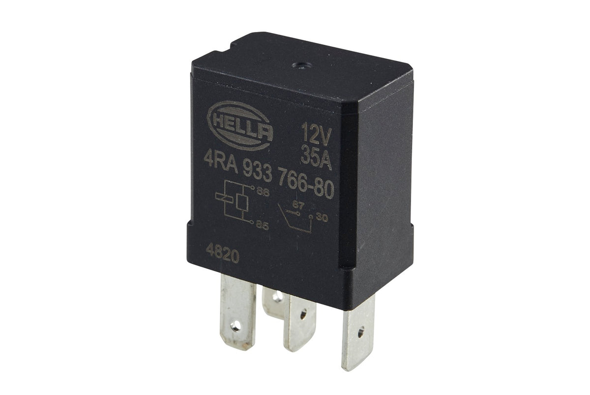 HELLA Relay, main current - 12V - 4-pin connector 4RA933766-801