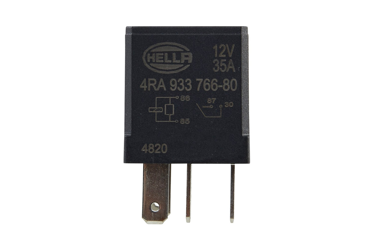 HELLA Relay, main current - 12V - 4-pin connector 4RA933766-801