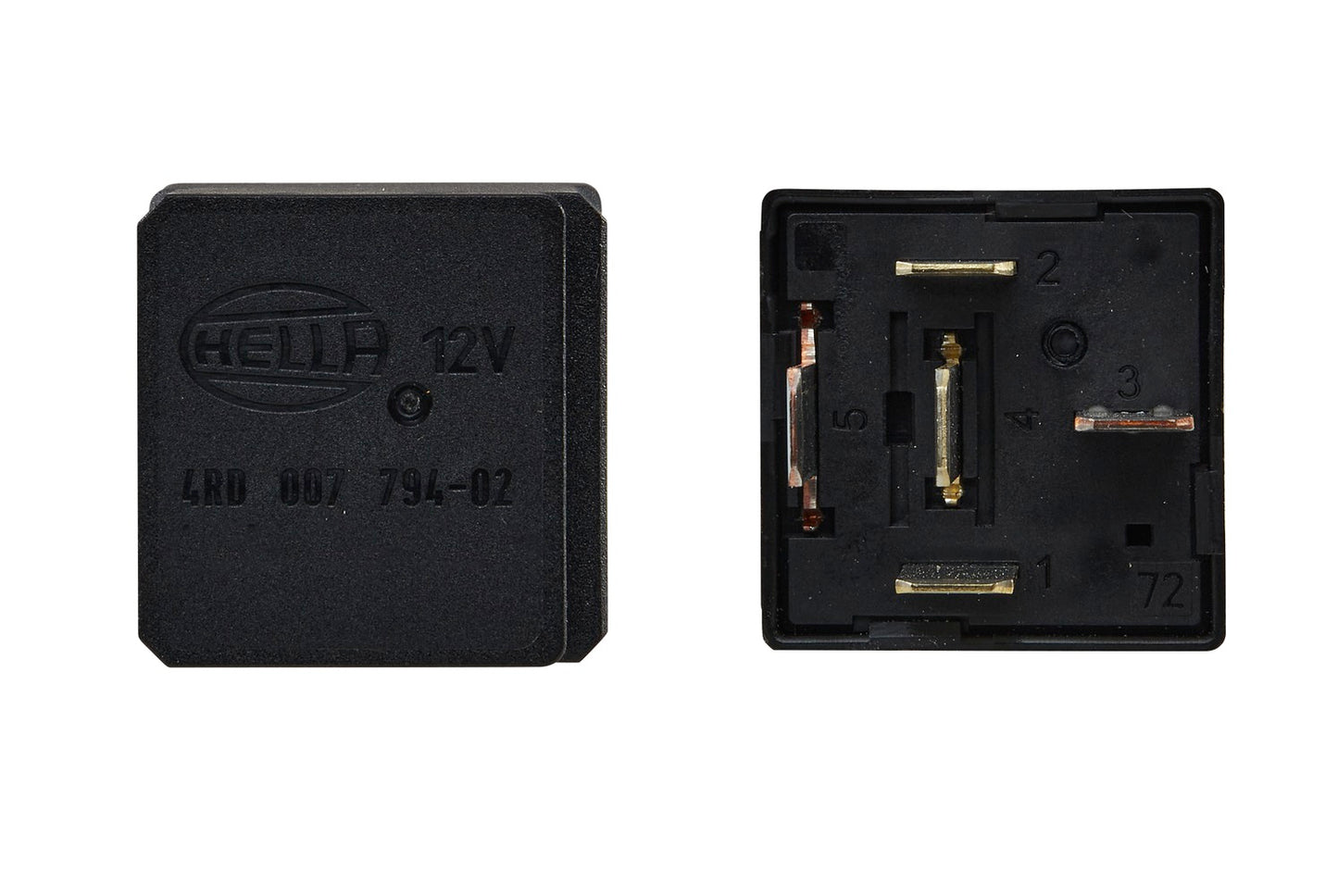 HELLA Relay, cold start control - 12V - 5-pin connector - W2 - B1 4RD007794-021