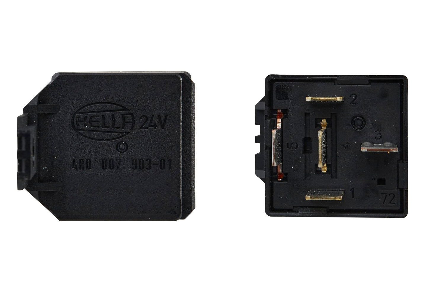 HELLA Relay, main current - 24V - 5-pin connector - W2 - B1 4RD007903-011