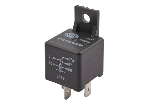 HELLA Relay, main current - 24V - 5-pin connector 4RD933332-081