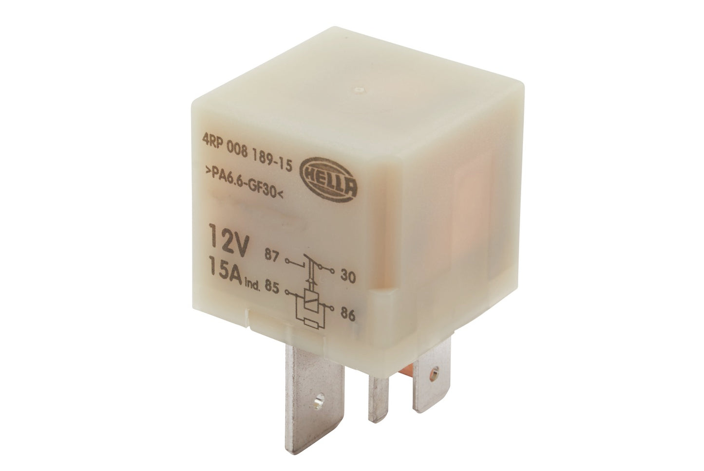 HELLA Relay, fuel pump - 12V - 5-pin connector 4RP008189-151