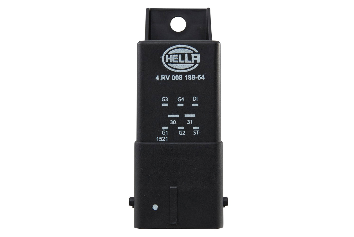 HELLA Relay, glow plug system - 12V - Number of connectors: 8 4RV008188-641