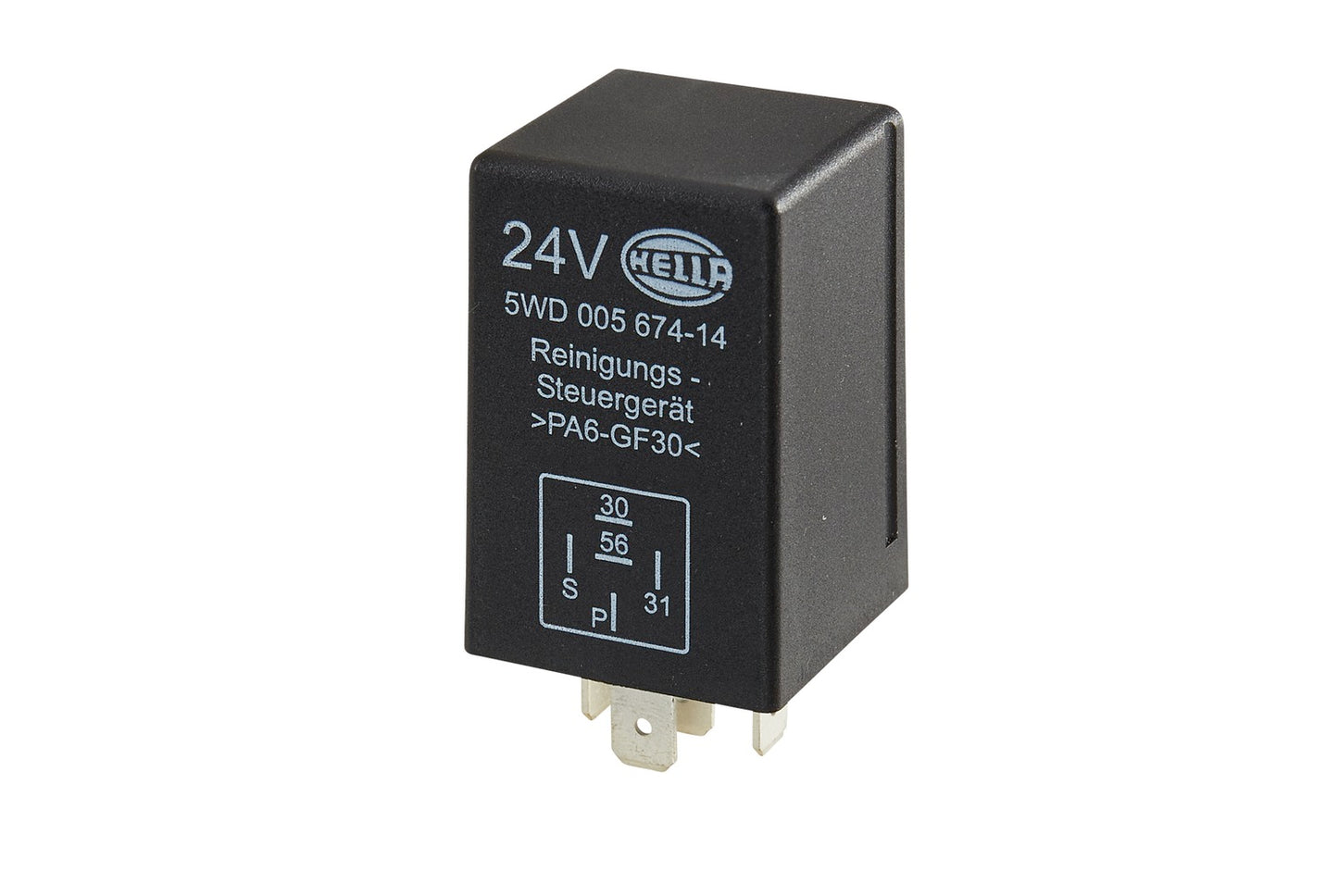 HELLA Relay, headlight cleaning 5WD005674-141