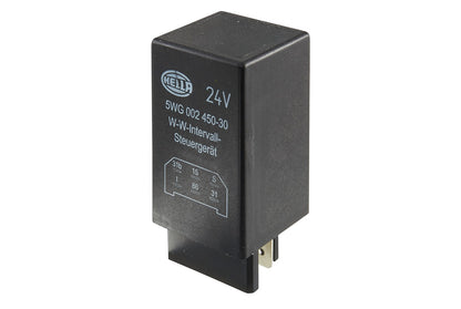 HELLA Relay, wipe/wash interval - 24V - 6-pin connector 5WG002450-301