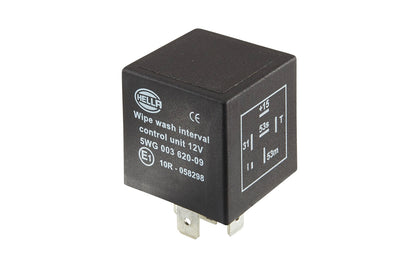 HELLA Relay, wipe/wash interval - 12V - 6-pin connector 5WG003620-091