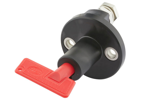 HELLA Main Switch, battery - Rotary Operation - Number of connectors: 2 6EK002843-051