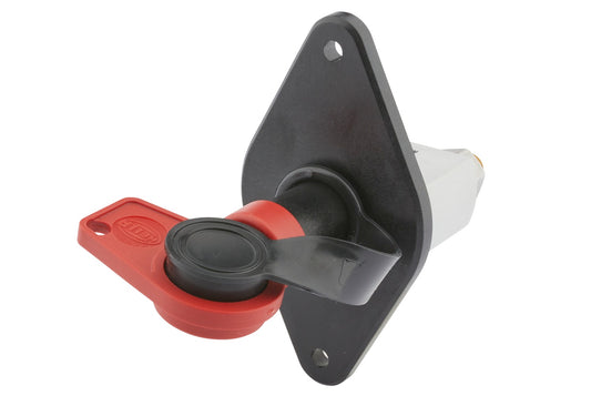 HELLA Main Switch, battery - Rotary Operation - 24V - Number of connectors: 2 6EK002843-111