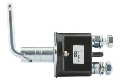 HELLA Main Switch, battery - Rotary Operation - 12V - Number of connectors: 2 6EK008458-011